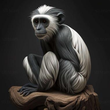 3D модель Piliocolobus rufomitratus (STL)